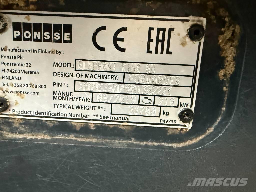 Ponsse Elephant King Μεταφορείς ξυλείας