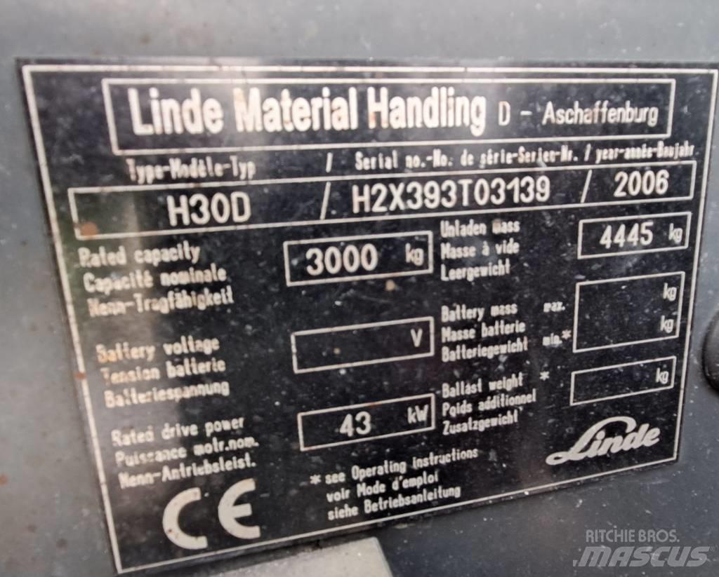 Linde H 30 D Πετρελαιοκίνητα Κλαρκ