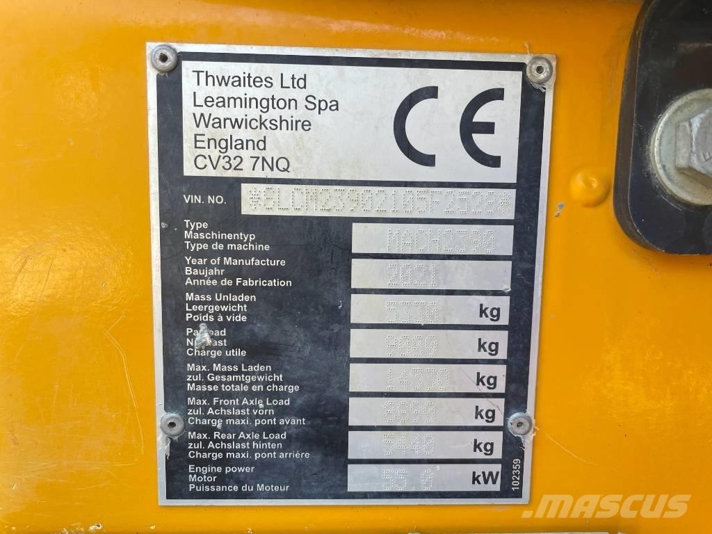 Thwaites MACH 2390 Dumpers εργοταξίου