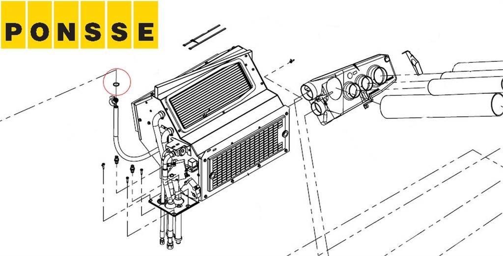 Ponsse 0013839 Καμπίνες και εσωτερικό