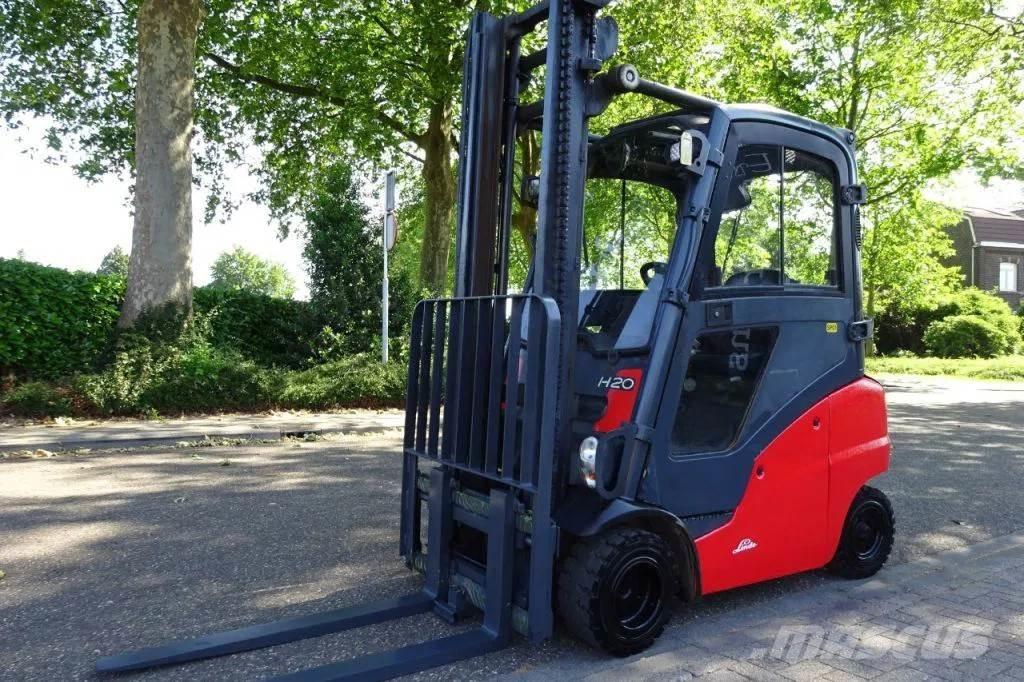 Linde H20 Heftruck Περονοφόρα ανυψωτικά κλαρκ με φυσικό αέριο LPG