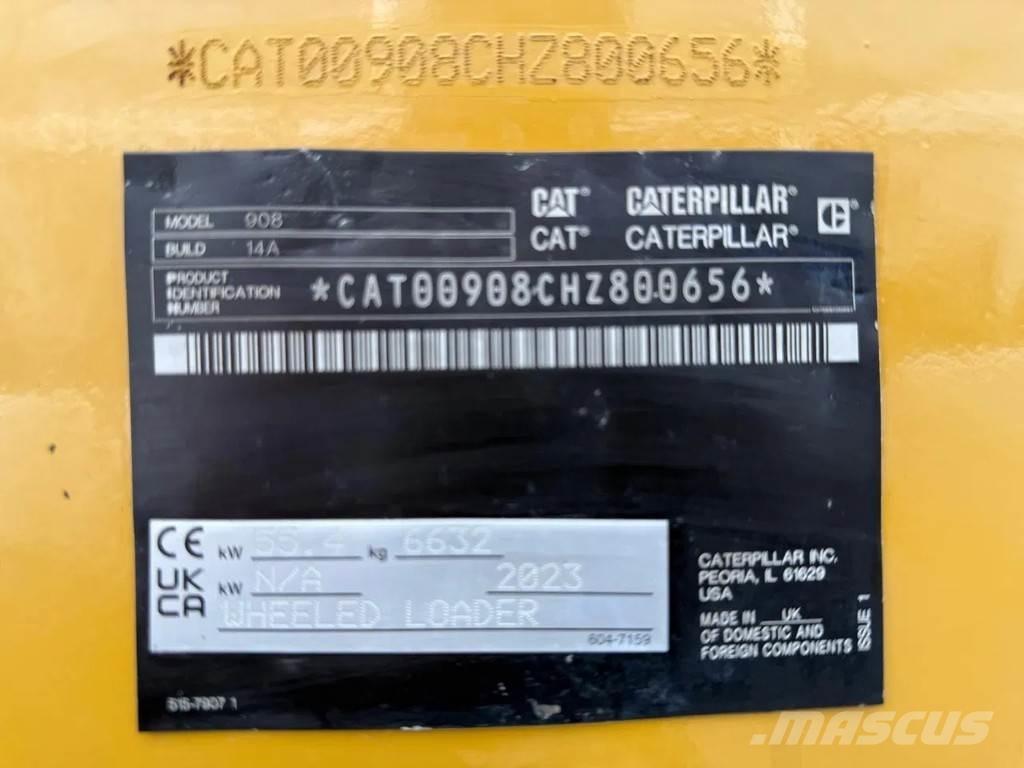 CAT 908 | A/C | EPA Φορτωτές με λάστιχα (Τροχοφόροι)