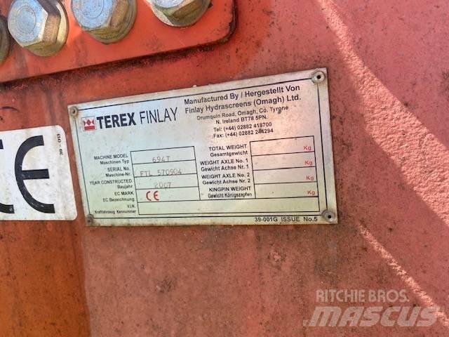Terex Finlay 694T Κινητές μηχανές κοσκινίσματος
