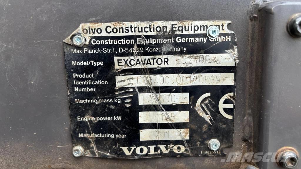Volvo EC 240 C L Εκσκαφείς με ερπύστριες