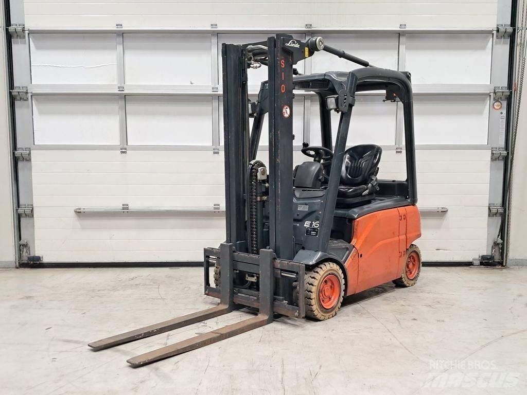 Linde E16P-01 Ηλεκτρικά περονοφόρα ανυψωτικά κλαρκ