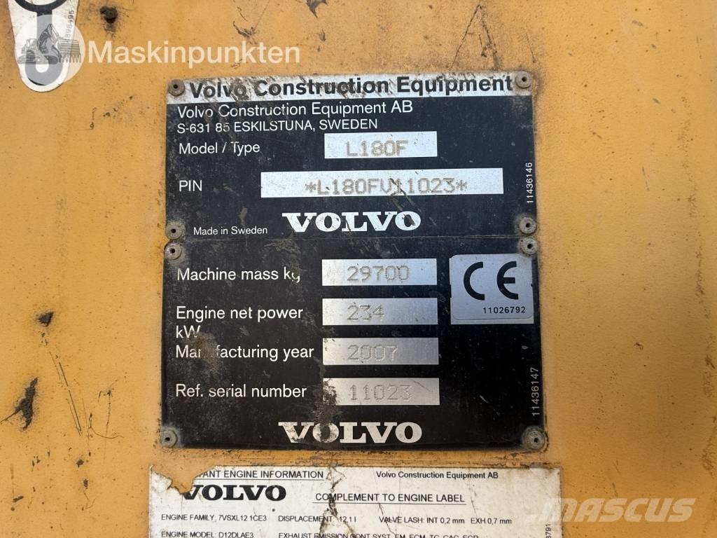 Volvo L 180 F Φορτωτές με λάστιχα (Τροχοφόροι)