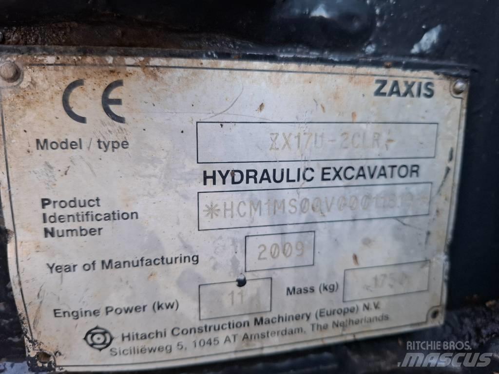 Hitachi ZX17U-2CLR Εκσκαφάκι (διαβολάκι) < 7t