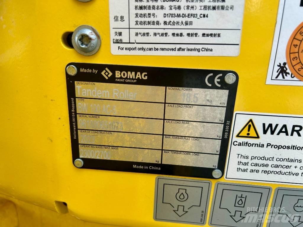 Bomag BW 100 AC-5 Οδοστρωτήρες διπλού κυλίνδρου
