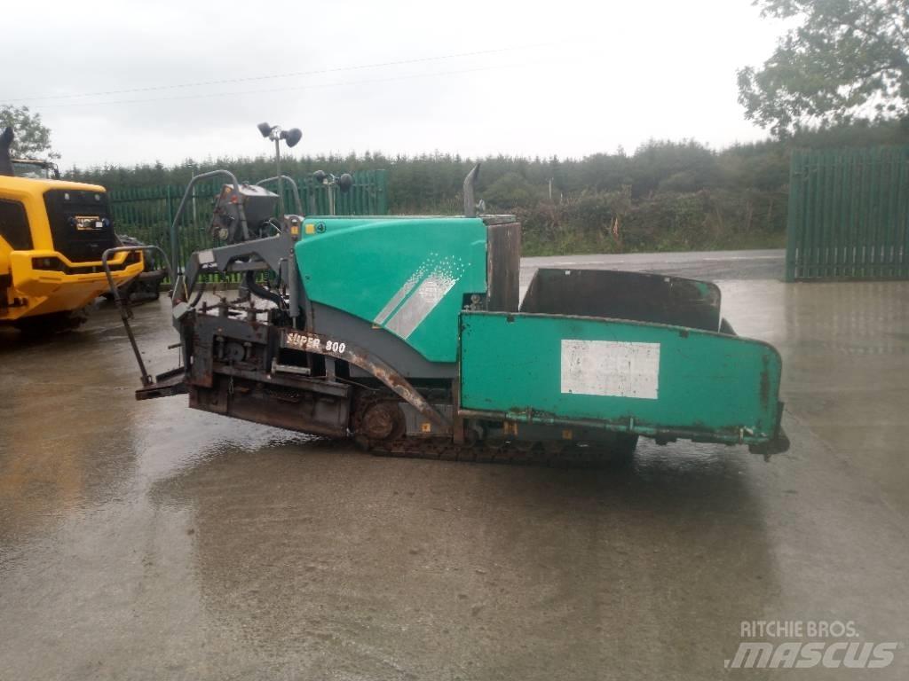 Vögele S800 Επίστρωση ασφάλτου