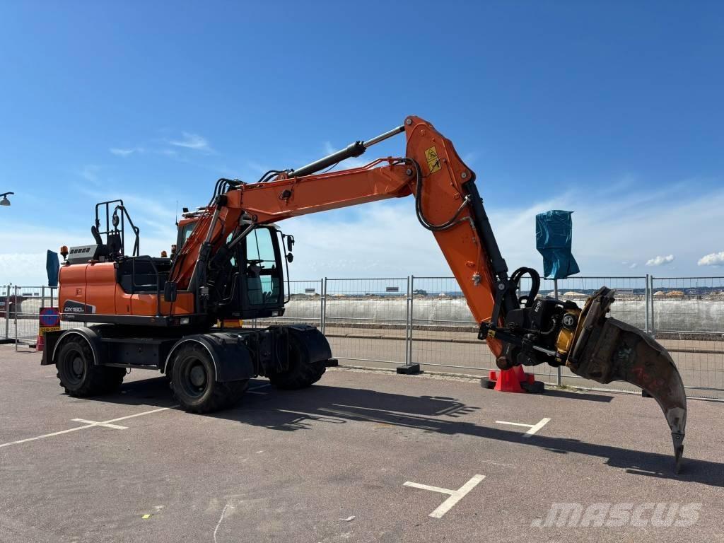 Doosan DX 160 W Εκσκαφείς με τροχούς - λάστιχα