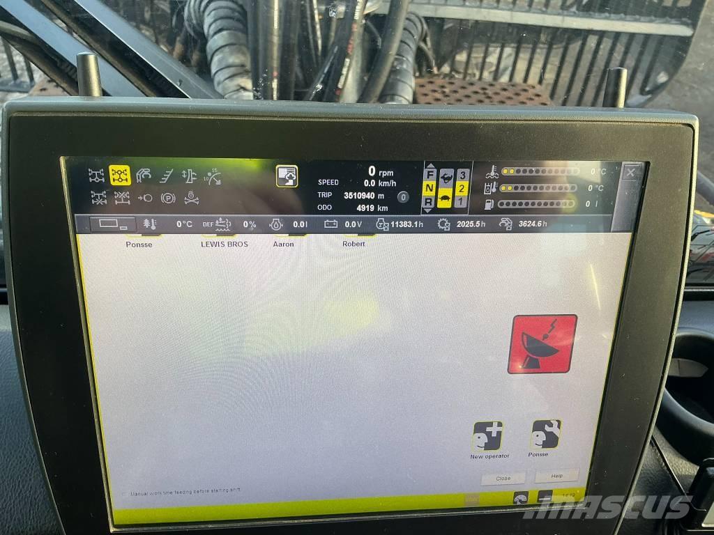 Ponsse Wisent 8W Μεταφορείς ξυλείας