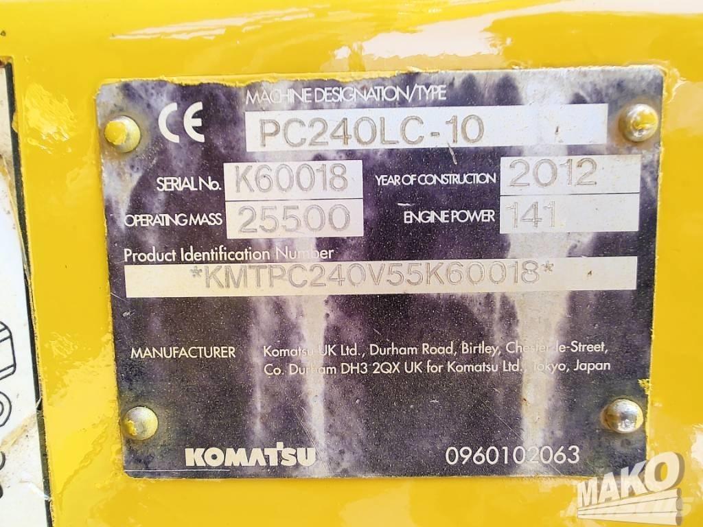 Komatsu PC 240 LC-10 Εκσκαφείς με ερπύστριες