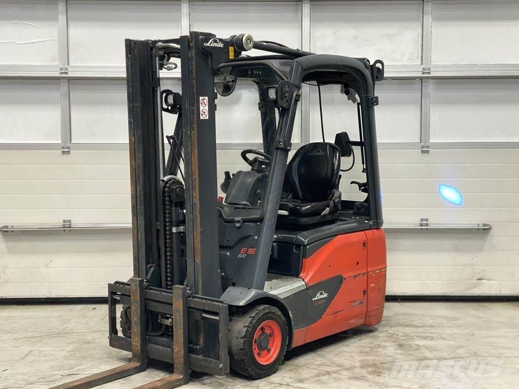 Linde E16C-02 Ηλεκτρικά περονοφόρα ανυψωτικά κλαρκ
