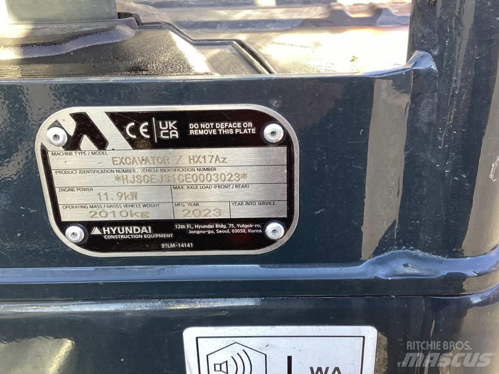 Hyundai HX17Az Εκσκαφάκι (διαβολάκι) < 7t
