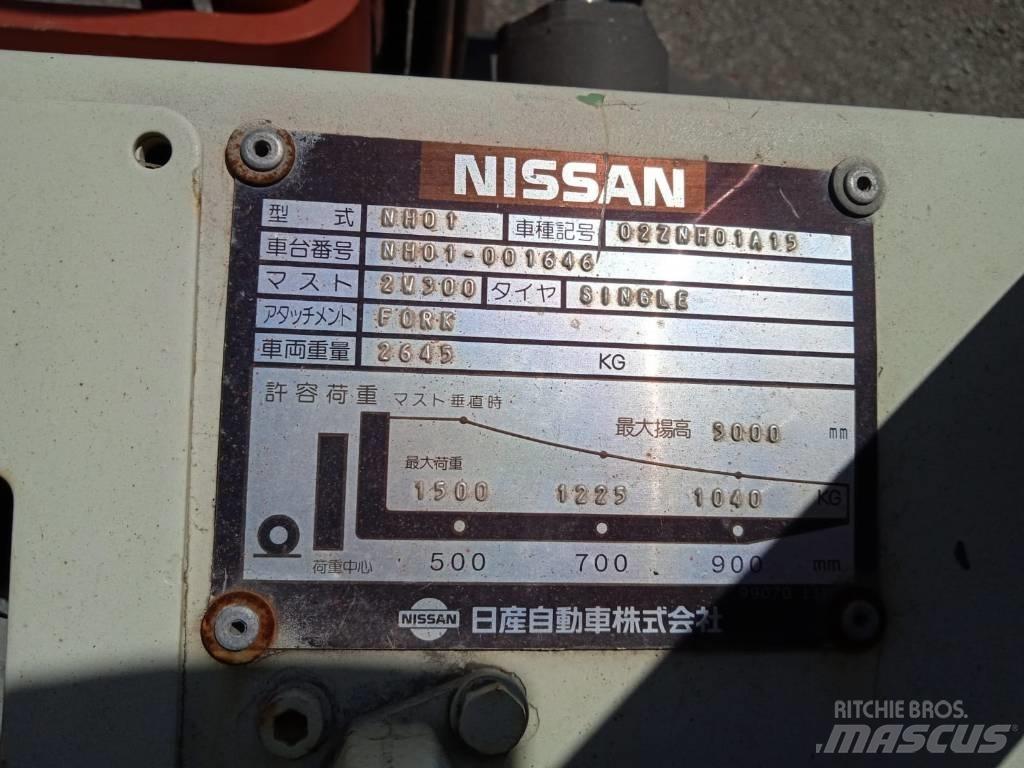 Nissan 02ZNH01A15 Περονοφόρα ανυψωτικά κλαρκ με φυσικό αέριο LPG