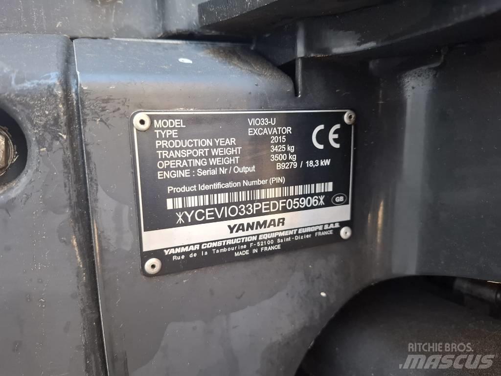 Yanmar Vio 33 U Εκσκαφάκι (διαβολάκι) < 7t