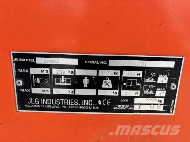 JLG 860 SJ Ανυψωτήρες με τηλεσκοπικό βραχίονα
