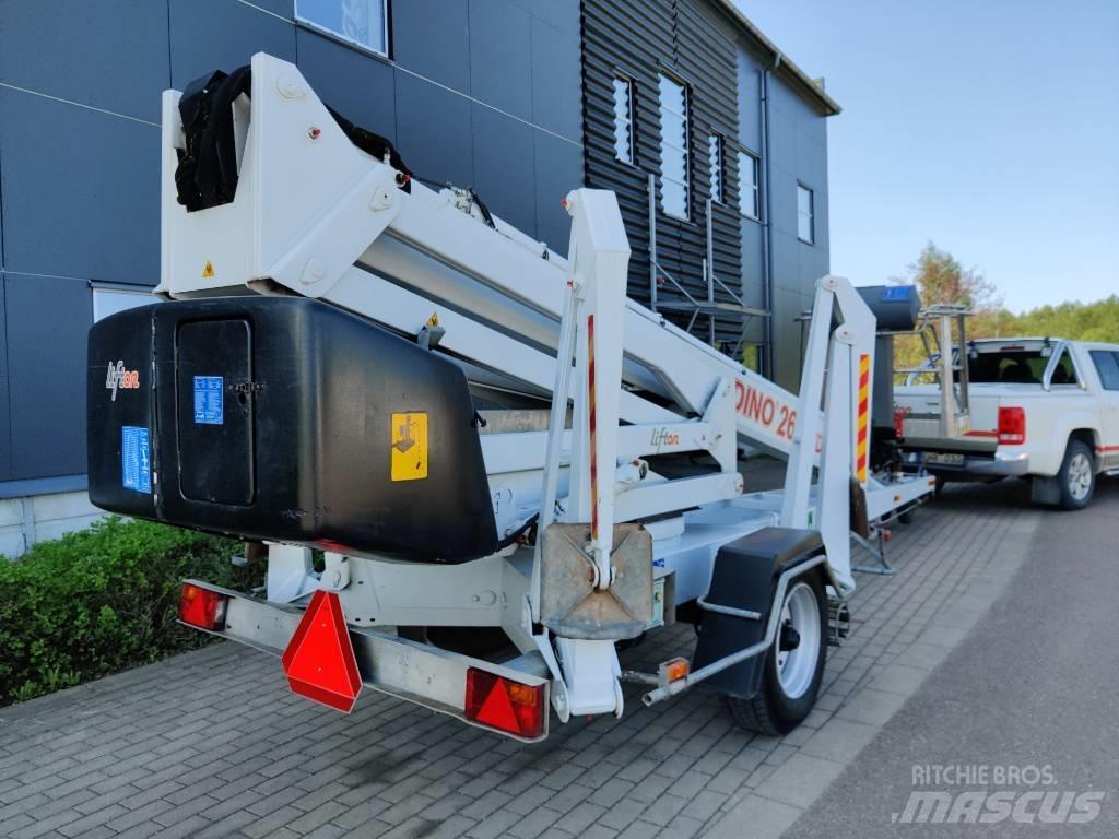 Dino 260 XTD Skylift Εναέριες πλατφόρμες τοποθετημένες σε ρυμούλκα