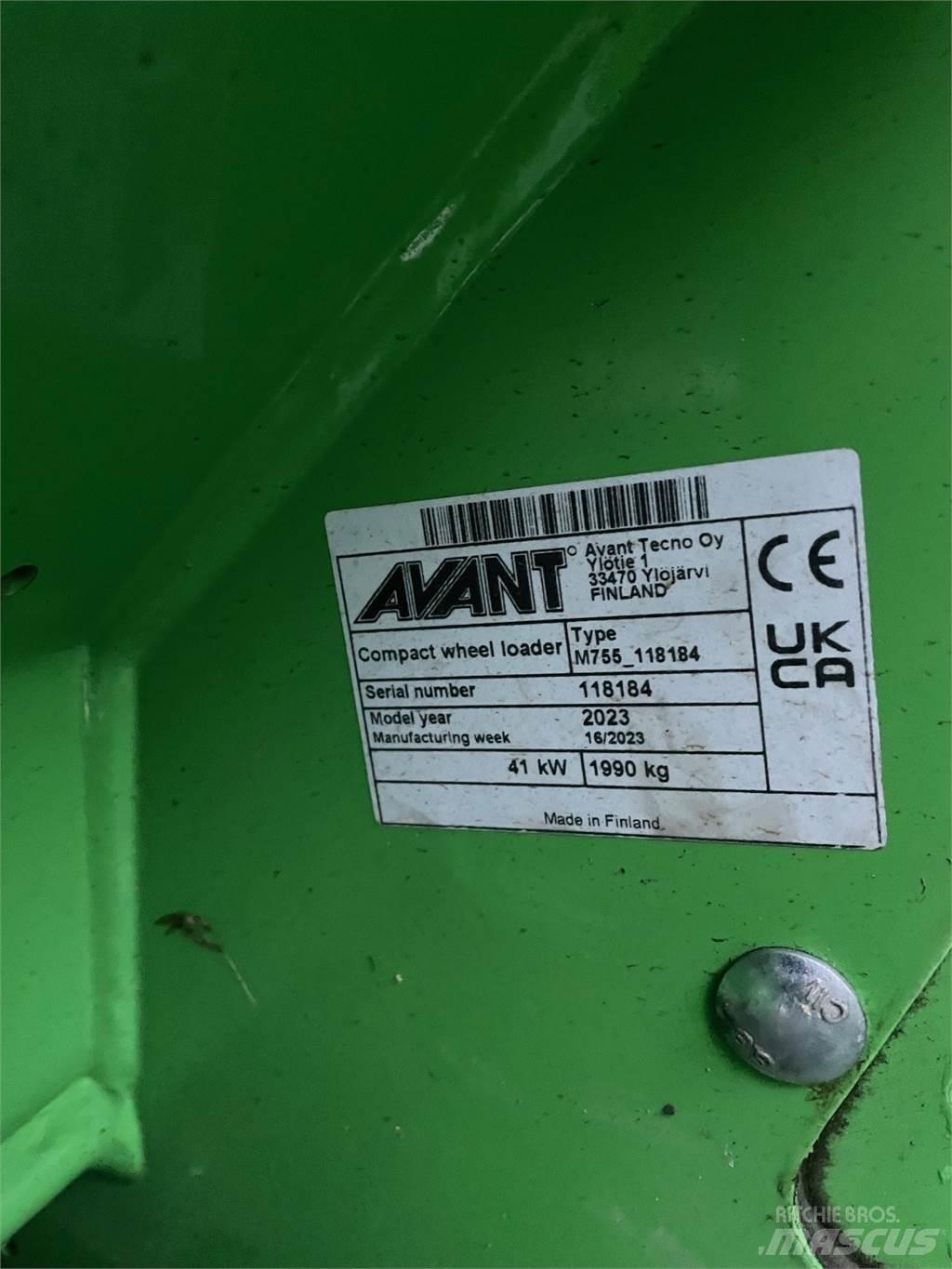 Avant AV 755I Φορτωτές με λάστιχα (Τροχοφόροι)