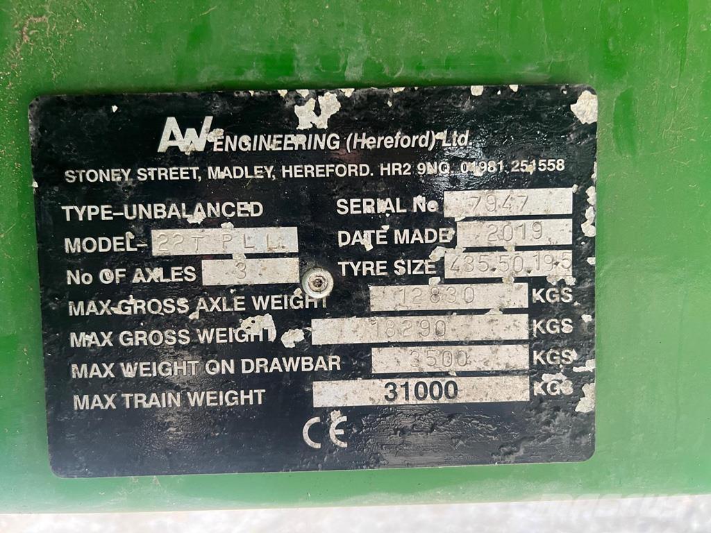  AW Trailers BALE Ρυμούλκες γενικής χρήσης