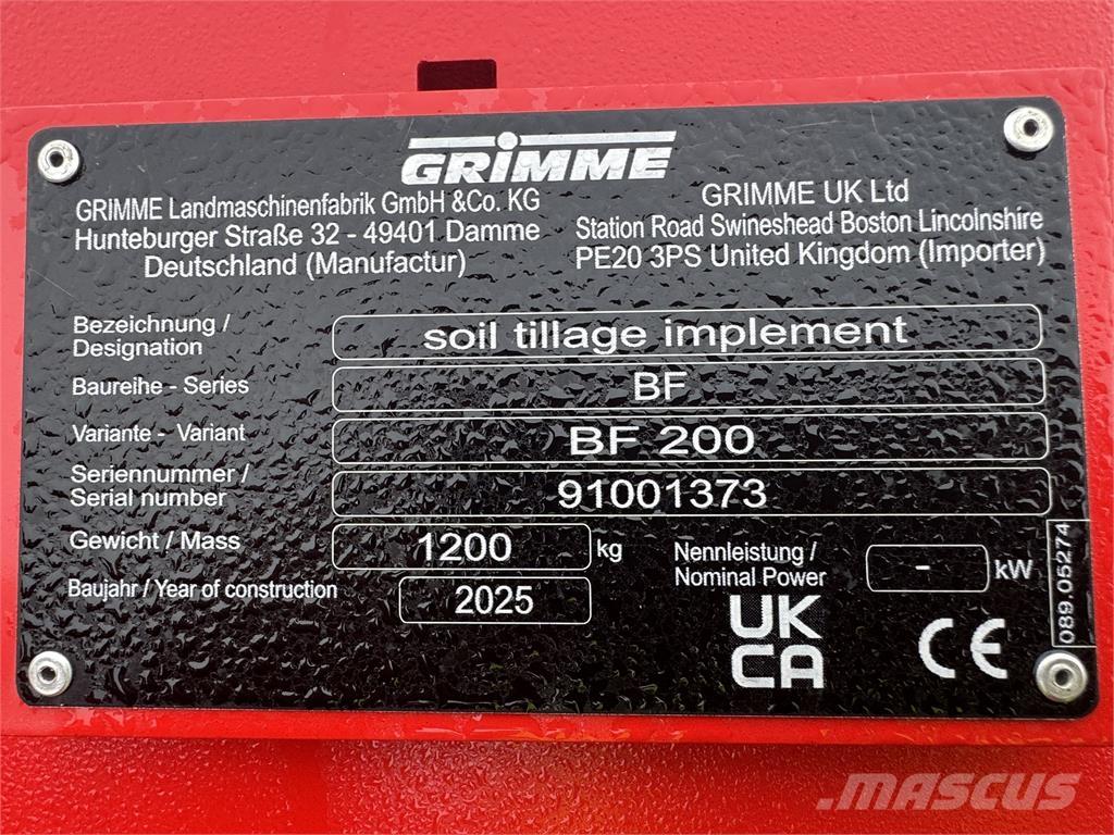 Grimme BFL200 Άλλα γεωργικά μηχανήματα