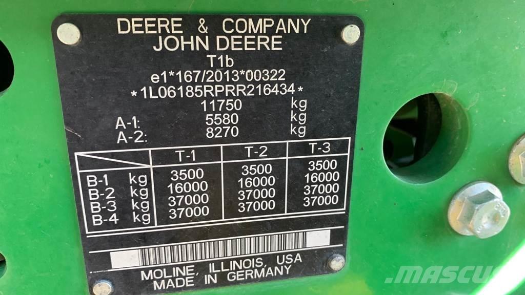 John Deere 6R185 Τρακτέρ