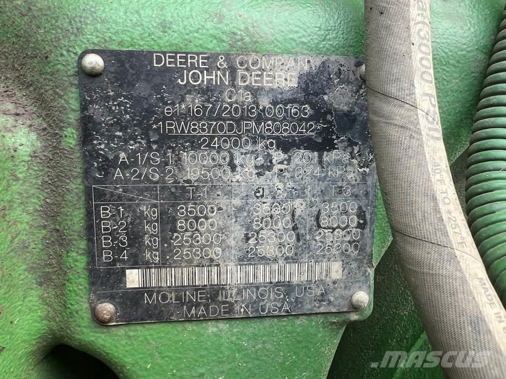 John Deere 8RX370 Τρακτέρ