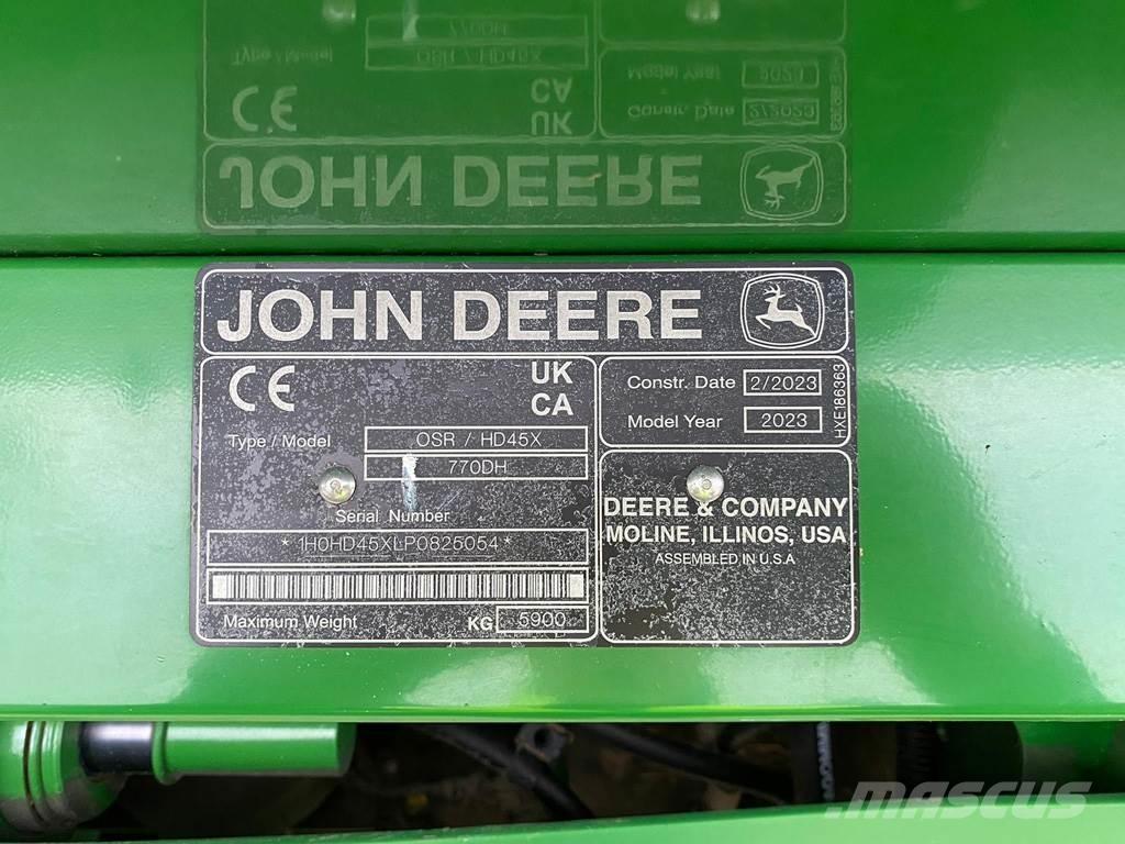 John Deere HDX45 Θεριζοαλωνιστικές μηχανές