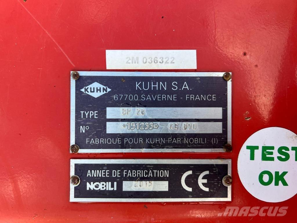 Kuhn BP28 Χορτοκοπτικά και κορυφολόγοι βοσκοτόπων