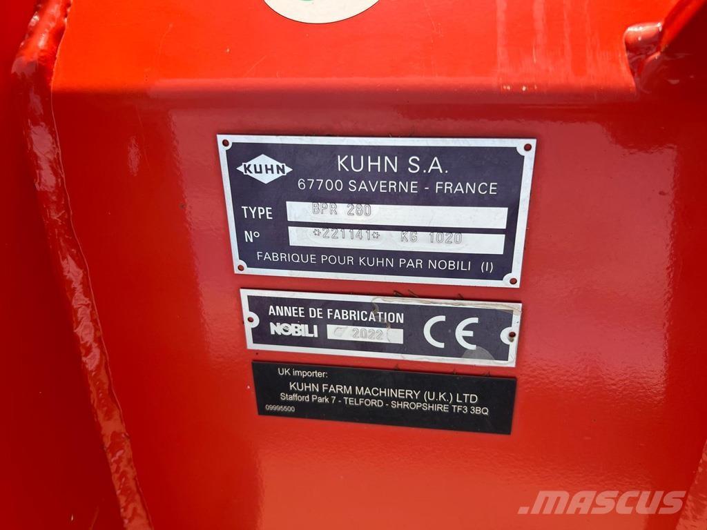 Kuhn BPR280 RH Χορτοκοπτικά και κορυφολόγοι βοσκοτόπων