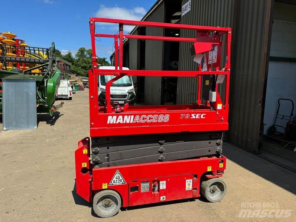 Manitou 78 SEC Ανυψωτήρες ψαλιδωτής άρθρωσης