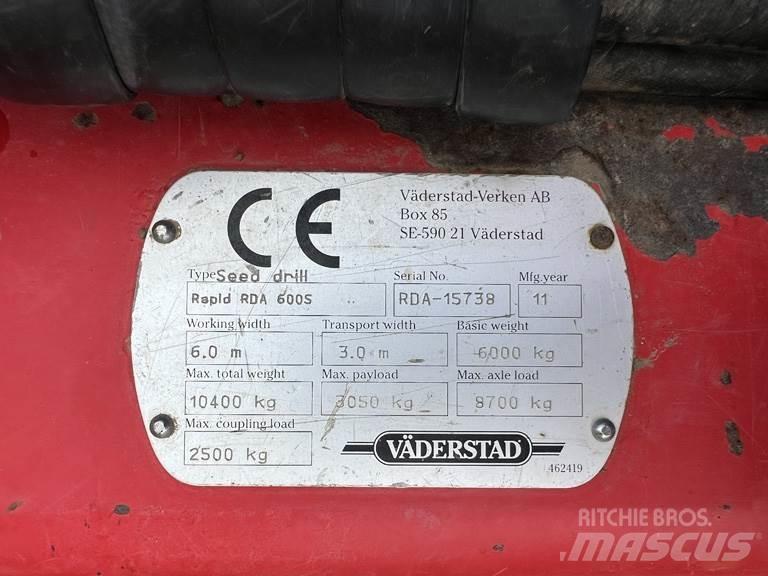 Väderstad RDA600S Σπορείς