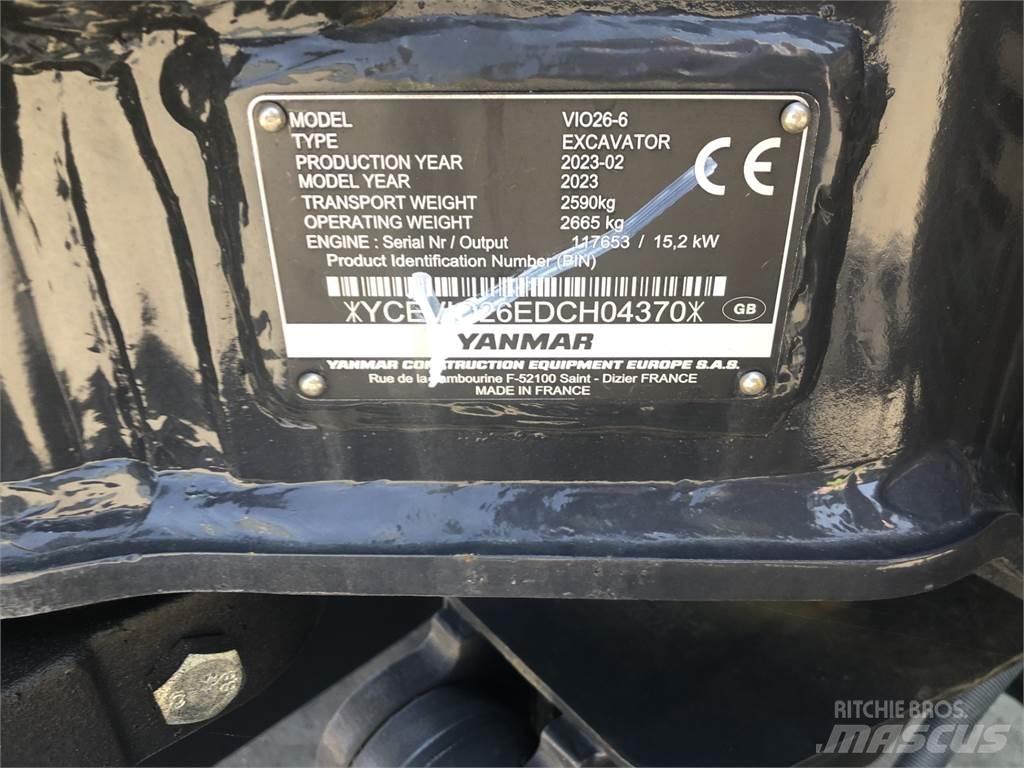 Yanmar VIO26-6 Μίνι εκσκαφείς 7t - 12t