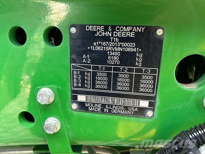 John Deere 6215R Τρακτέρ
