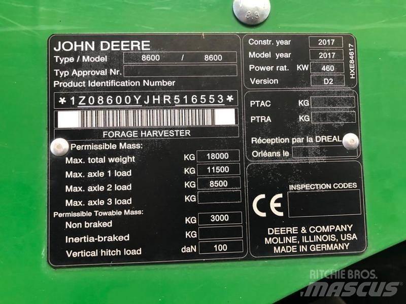 John Deere 8600 Άλλα γεωργικά μηχανήματα