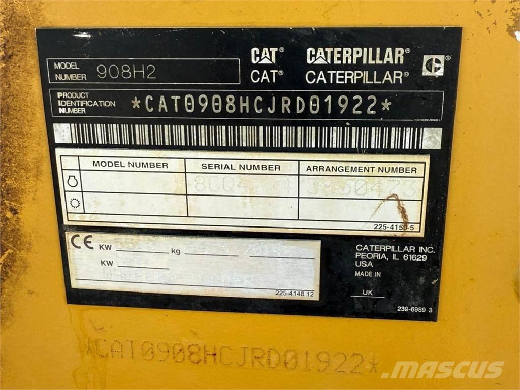 CAT 908H2 Κατασκευές - Άλλα