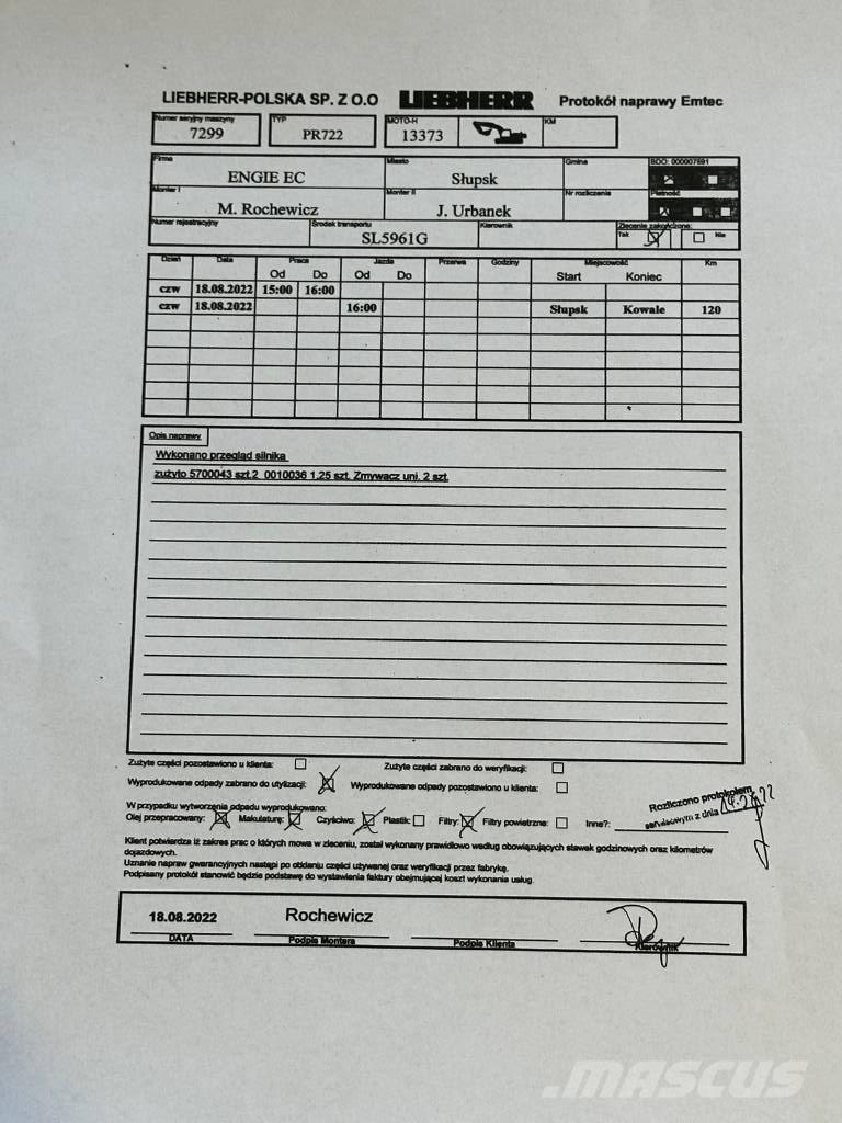 Liebherr PR 722 B M Μπουλντόζες με ερπύστριες