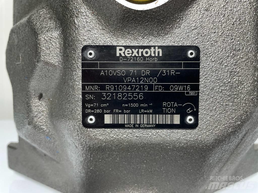 Rexroth A10VSO71DR Υδραυλικά