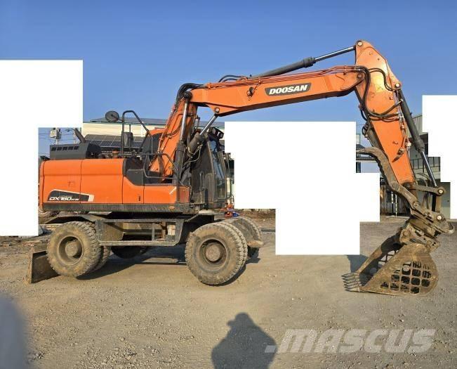 Doosan DX 140 W-5 Εκσκαφείς με τροχούς - λάστιχα