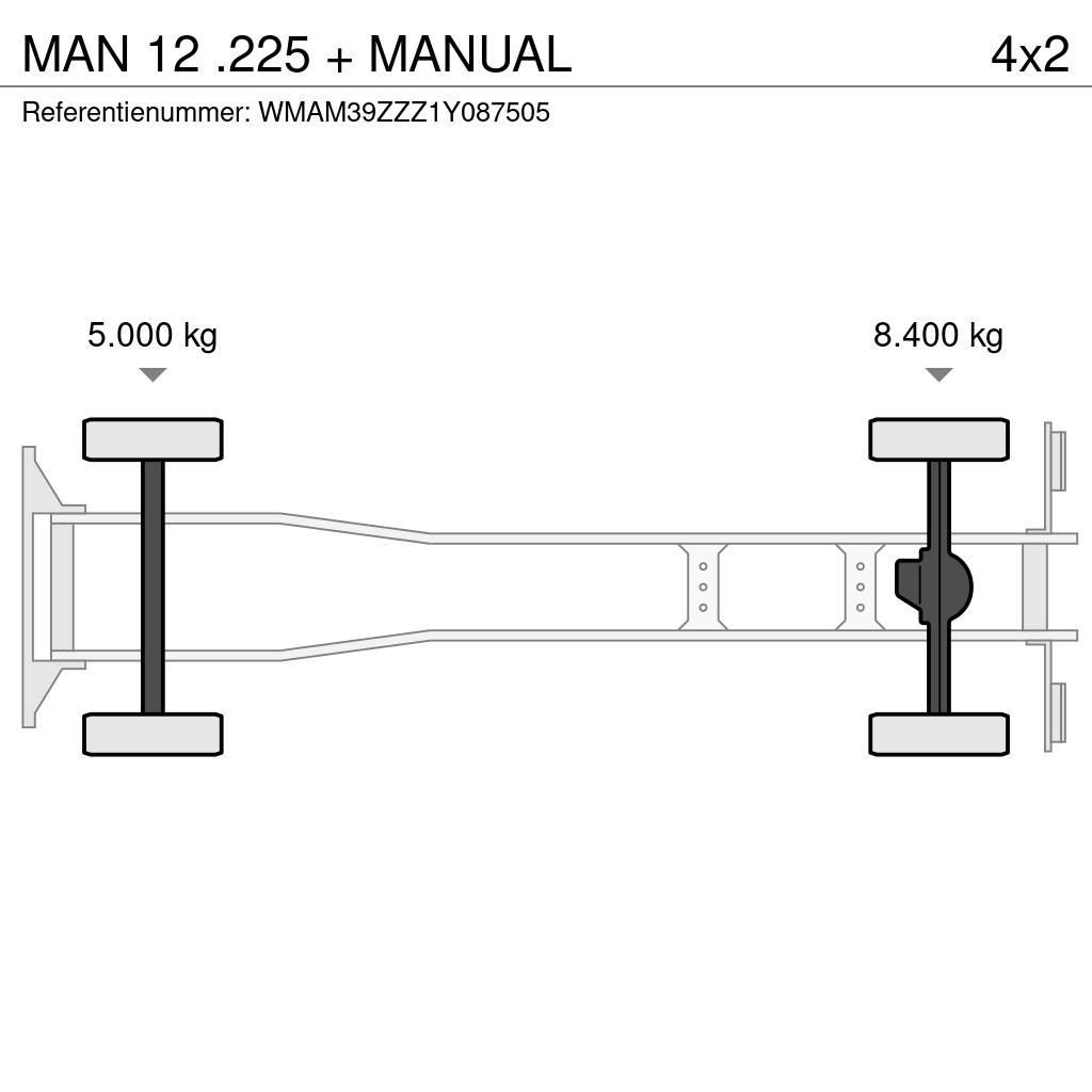 MAN 12 .225 + MANUAL Φορτηγά μεταφοράς ζώων