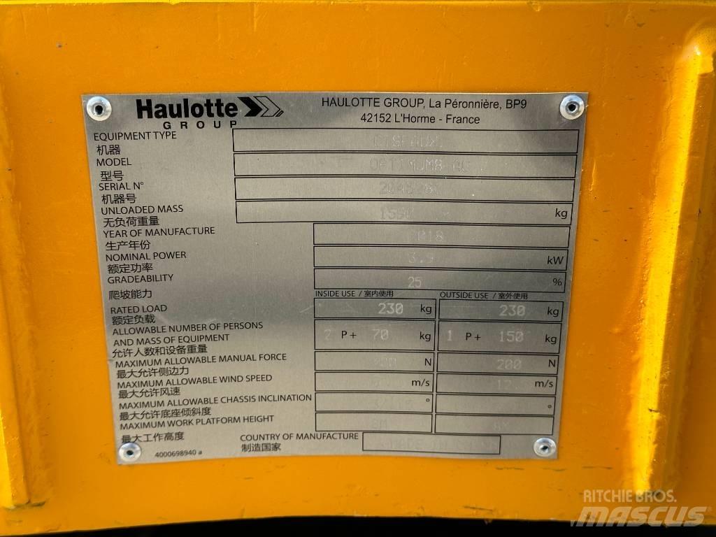 Haulotte OPTIMUM 8 Ανυψωτήρες ψαλιδωτής άρθρωσης
