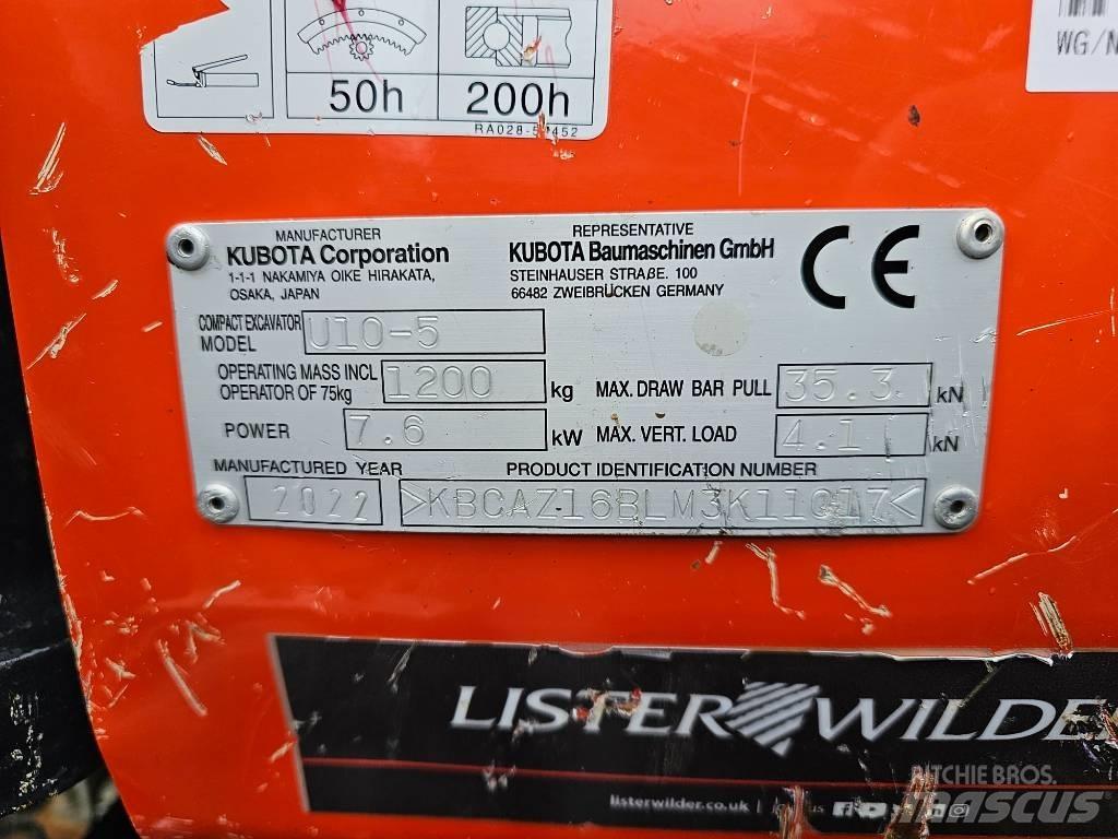 Kubota U 10 Εκσκαφάκι (διαβολάκι) < 7t