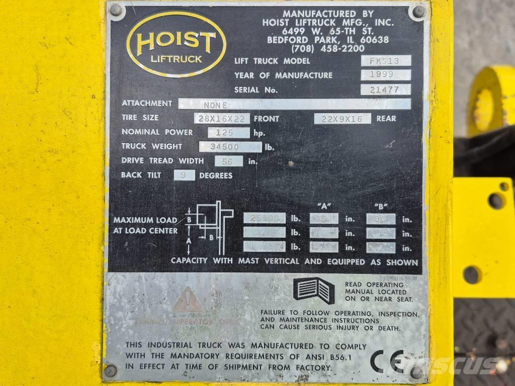 Hoist FKS 13 Περονοφόρα ανυψωτικά κλαρκ - άλλα
