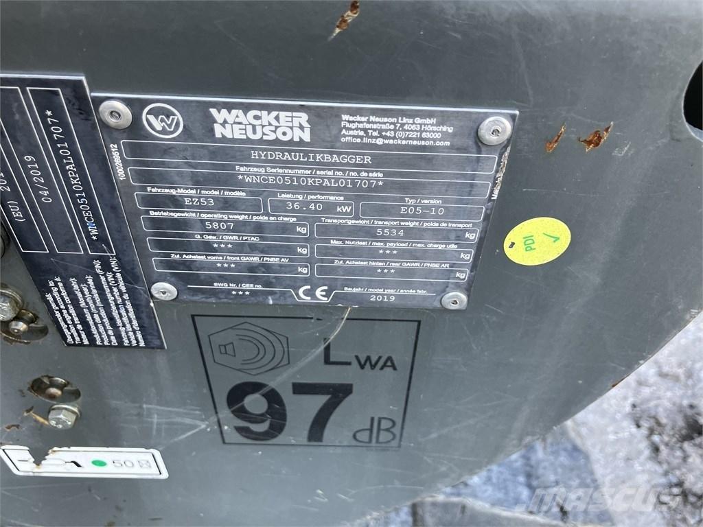 Wacker Neuson EZ 53 Εκσκαφάκι (διαβολάκι) < 7t