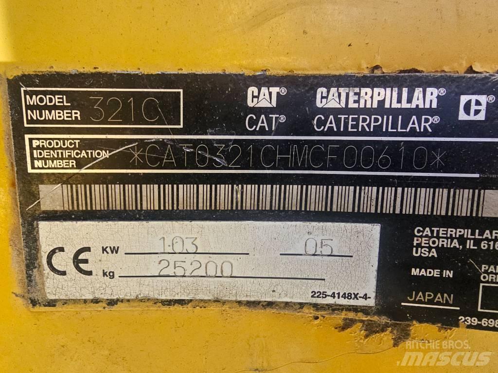 CAT 321C Εκσκαφείς με ερπύστριες