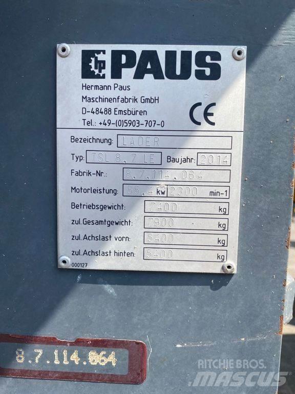 Paus TSL8.7 Φορτωτές με λάστιχα (Τροχοφόροι)