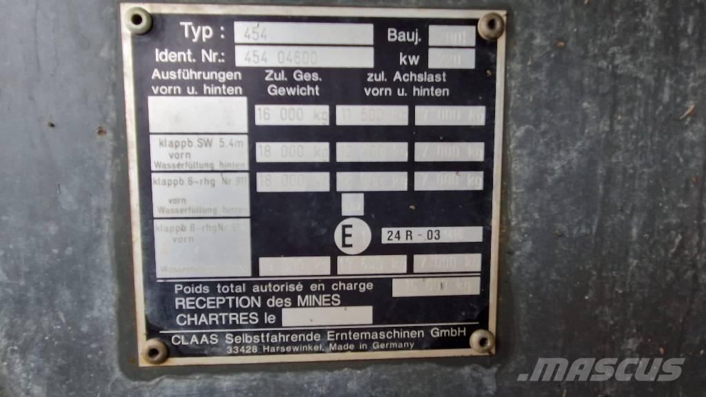 CLAAS lexion 460 Θεριζοαλωνιστικές μηχανές