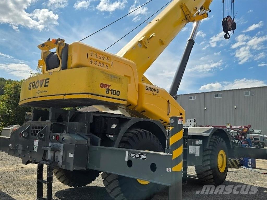 Grove GRT8100 Γερανοί ανώμαλου εδάφους
