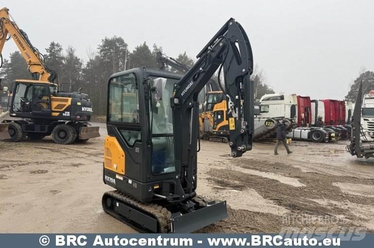 Hyundai HX19A Εκσκαφάκι (διαβολάκι) < 7t