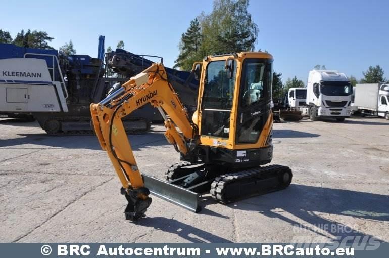 Hyundai R25Z-9AK Εκσκαφάκι (διαβολάκι) < 7t